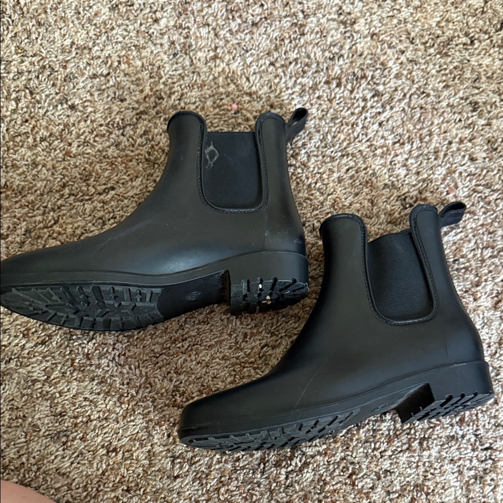 a new day Black Ankle Boots